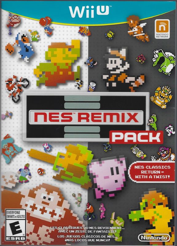 NES Remix Pack box art for Wii U